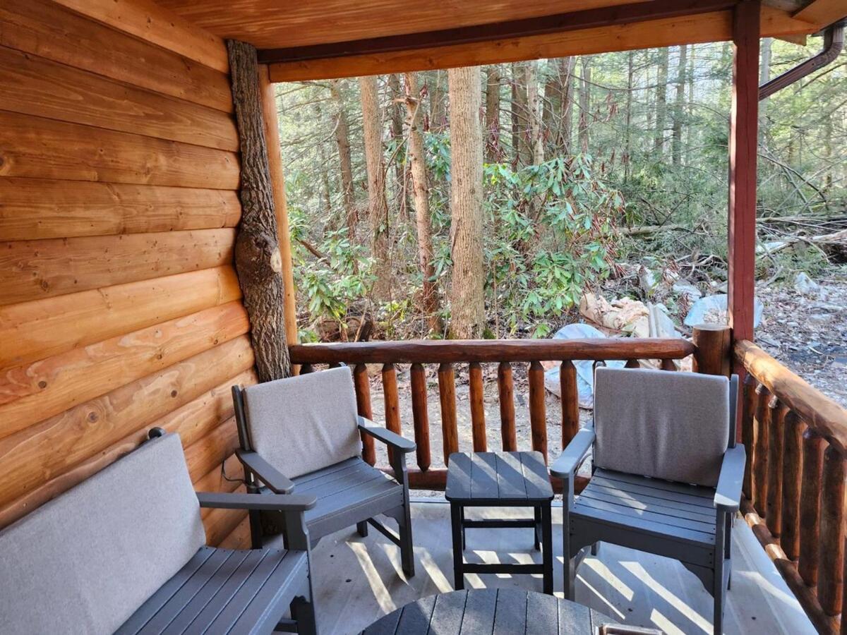 Pet Friendly Creekside Cabin Kooser St Park Somerset Exterior foto