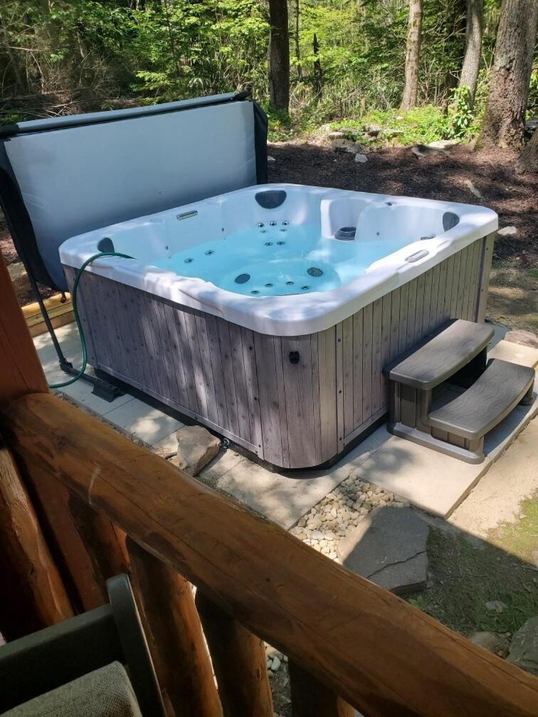 Pet Friendly Creekside Cabin Kooser St Park Somerset Exterior foto