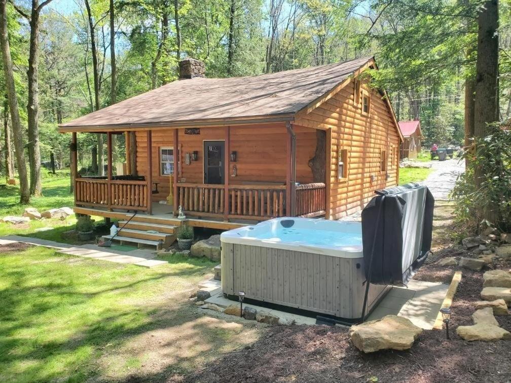 Pet Friendly Creekside Cabin Kooser St Park Somerset Exterior foto